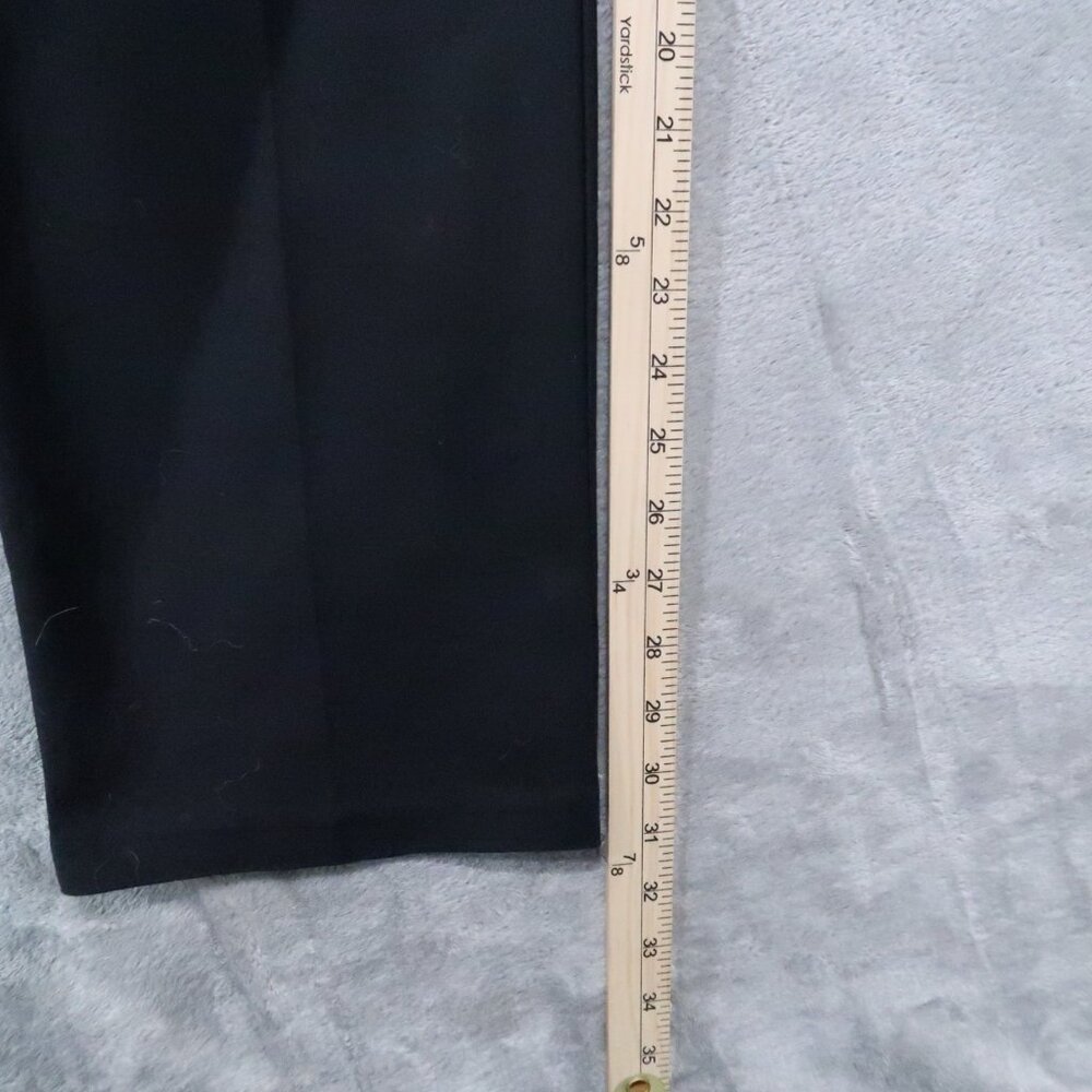 Lee Pants Women 14 Black Straight Secretly Shapes Trousers Business Casual - Picture 12 of 14